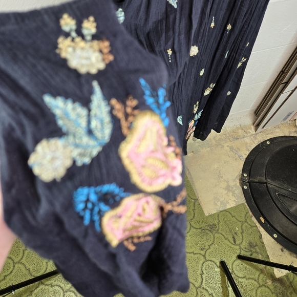 Free People The Enchanted Forest Embroidered Midi Dress New - Picture 13 of 15